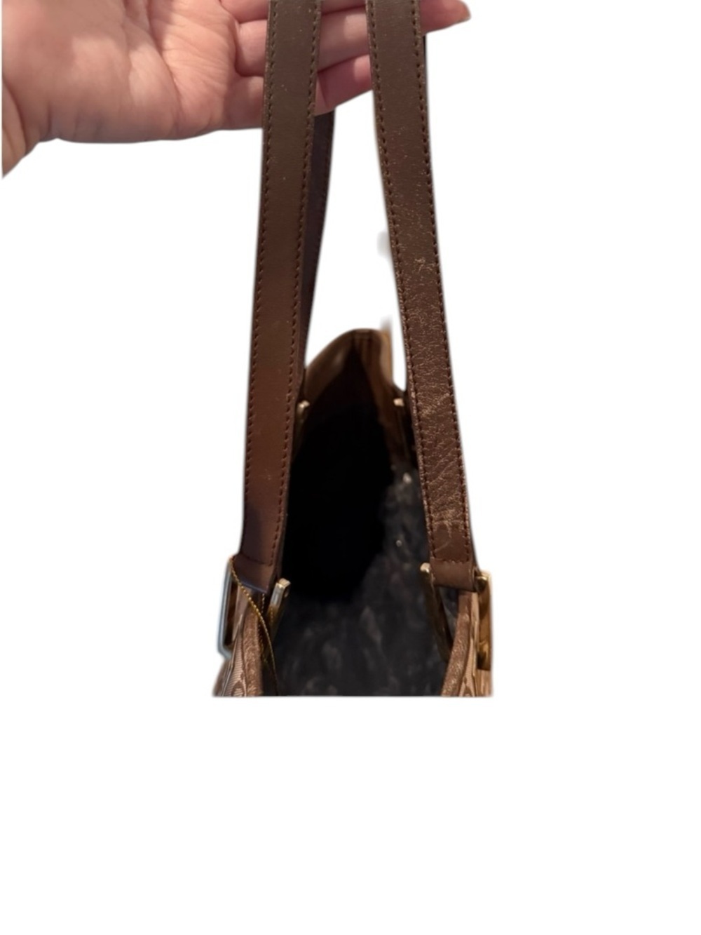 Authentic Vintage Gucci Brown Tote - Picture 4 of 11
